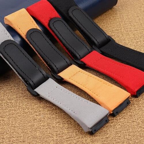 Nylon watchband for richard mille RM011 RM3502 RM056 canvas watch bracelet wristwatches band mens watch strap and tool