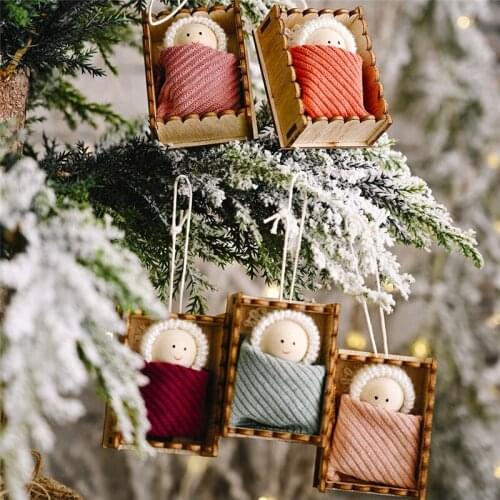 Christmas Wooden DIY Ornament Merry Christmas Decoration For Home Cristmas Tree Decoration Xmas Navidad Gifts New Year 2021
