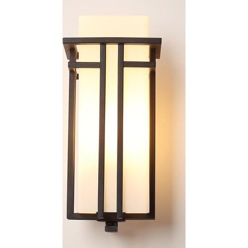Modern Wall Lamp Waterproof Rust-proof Garden Outdoor Lighting Balcony Corridor Aisle Wall Lamp Villa Door Outdoor Wall Lights