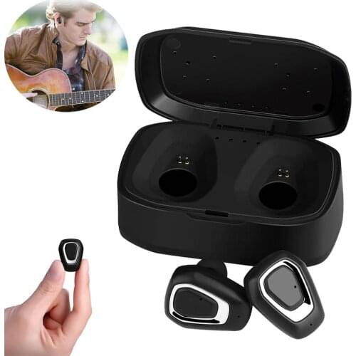 TWS Twins Wireless Bluetooth Earbuds Stereo Mini Earphones with Mic Music Earpieces for Samsung S10 S10+ S10e IOS iPhone XR XS X