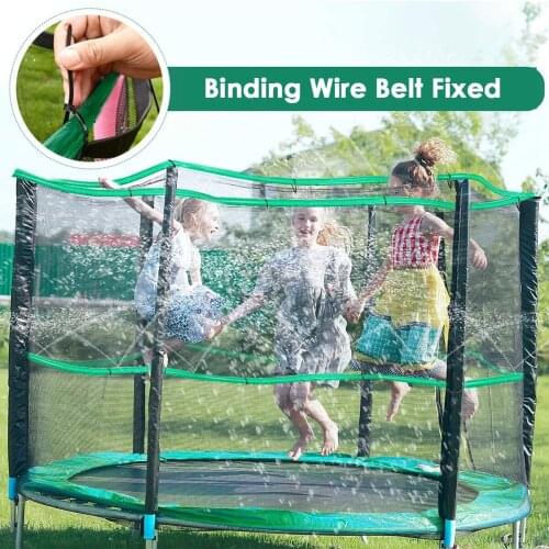 Outdoor Trampoline Water Sprinkler Summer Garden Water Game Sprinkler Fun Water Games Party Toy for Kids Park Accessories