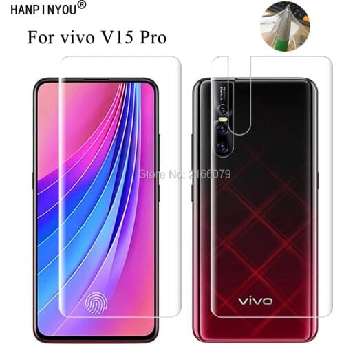 For vivo V15 Pro V15Pro 6.39" Soft TPU Front Back Full Cover Screen Protector Transparent Protective Film (Not Tempered Glass)