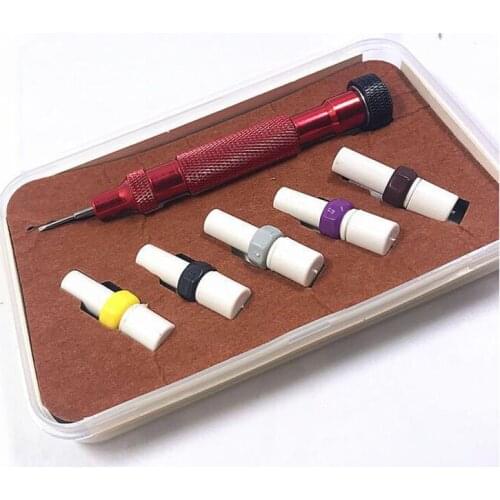 1 Set 0.8mm-1.6mm Watch Screwdrivers with Extra different Bits for Watch Repair Tool