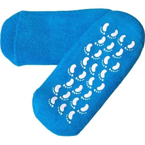 1 Pair Super Soft Spa Socks for Pedicure Moisturizing Mask Cracked Skin Heel Gel C1FF