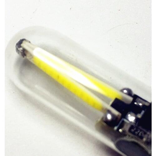 1pcs Glass Auto Filament Lamp T10 LED W5W led Clearance lamp Bulb drl Car interior light White SMD 194 168 COB Door light 12V