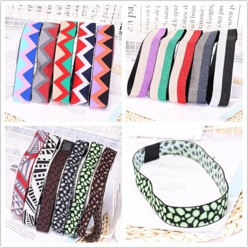 2019 Popular Fashion Sports Yoga Elastic Turban Headband Women Girls Hair Head Bands Wrap Accessories For Men Headwrap Headdress