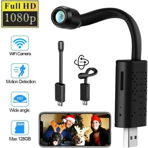2020 HD 1080P Mini Wifi Camera Video Recorder Digital Cam Micro Camcorder Mini Cam Motion Detection DV Monitoring Camcorder