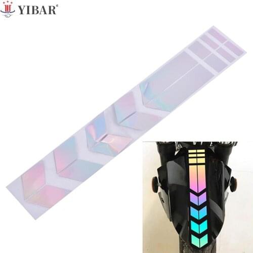 Car Motorcycle Reflective Stickers Wheel Car Decals On Fender Waterproof Decors