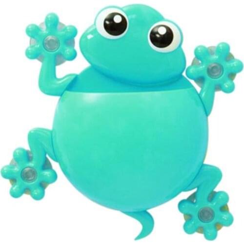 Cartoon Gecko Toothpaste Holder Wall Sucker Hook Tooth Brush Holder Bathroom Set YH-459878