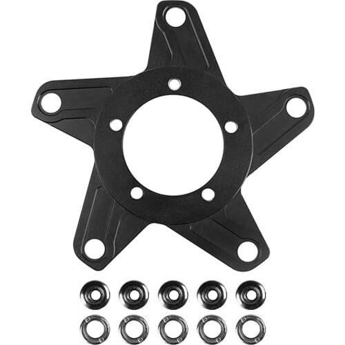 Electric Bicycle Mid Motor Chainring Spider Chain Ring Adapter Replacement for Bafang Ebike BBS01 BBS02 Spare parts for bicycle