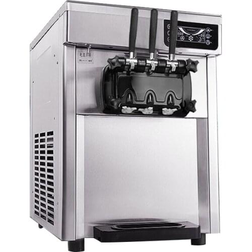 Commercial Desktop Automatic Ice Cream Machine DKX100 Ice Cream Machine 18-26L/h Cone Machine Soft Ice Cream Machine Small