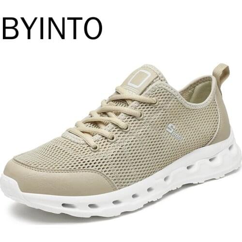 Size 39-48 Summer Men Sport Shoes Light Breathable Hollow Mesh Sneakers Outdoor Man Tennis Shoes Tenis Masculino Chaussure Homme