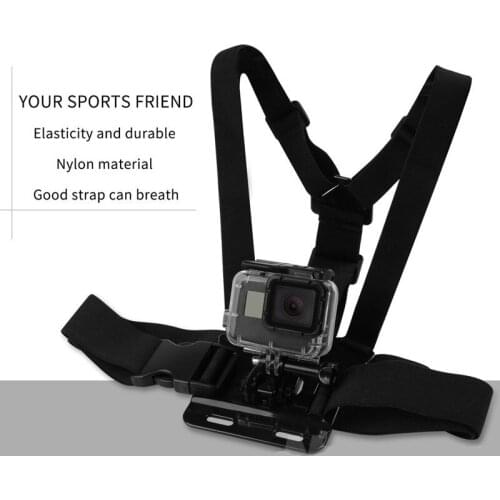 Adjustable size chest strap for Gopro B/8/7/6/5 Gopro Hero 6/5/4/3 Session SJCAM SJ4000 Xiaomi Yi 4K