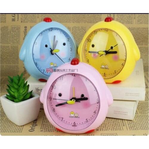New Arrival! New Design Alarm Clock Student Bedroom Desk Table Clock Living Room Home Decoration Candy Color