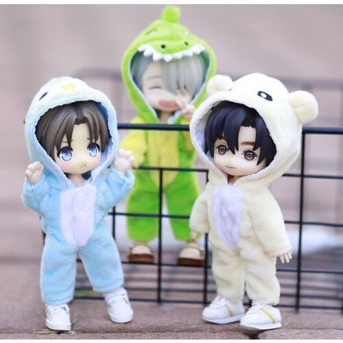Ob11 baby clothing cute animal home clothes pajamas jumpsuit for obitsu11,GSC,molly,YMY,1/12bjd doll clothes doll accessories
