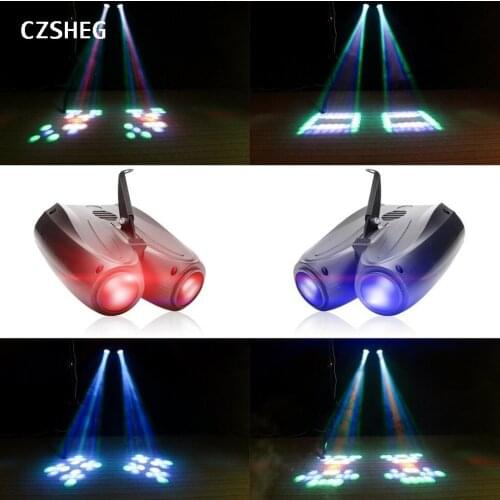 RGBW mode stage effect lighting LED/128/64LED double head aircraft projector light DJ light party disco light