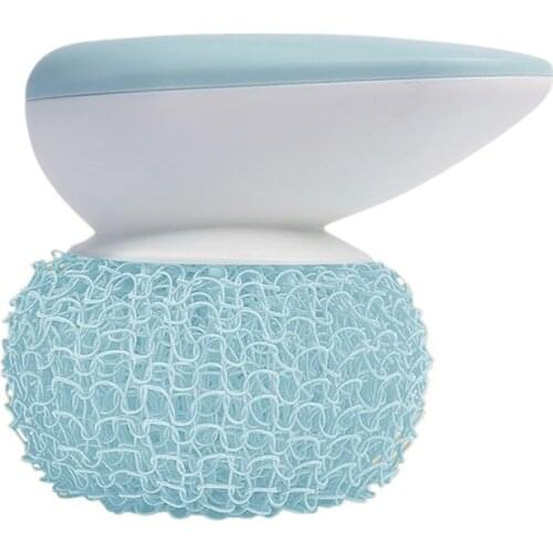 Handle Design Kitchen Washing Dishwashing Brush Household Cleaning Brush Replaceable Cleaning Ball