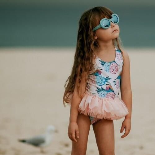 2019 Baby Girls Tutu One Piece Swimsuit Summer Swim Wear Children Kids Girls Beach Clothes for Holiday Party Swimwear 1.3kg#62