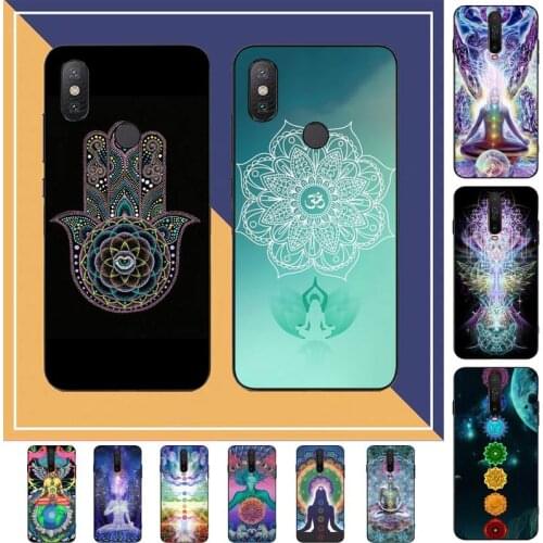 TOPLBPCS Mandala Chakra Insist Yoga Phone Case for Redmi Note 8 7 9 4 6 pro max T X 5A 3 10 lite pro