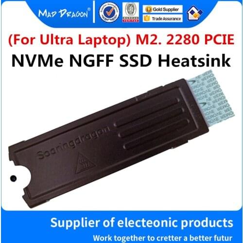 Solid State Drive Pure Copper Heatsink M2.0 2280 PCIE NVMe SSD FOR Dell XPS13 9343 9350 9360 XPS15 9550 9560 9570 7590 m5510