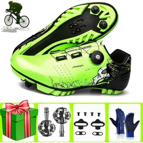 Sapatilha Ciclismo Mtb Cycling Shoes Men Sneakers Women Self-locking Ultralight SPD Pedals Mountain Bike Bicicleta Carretera