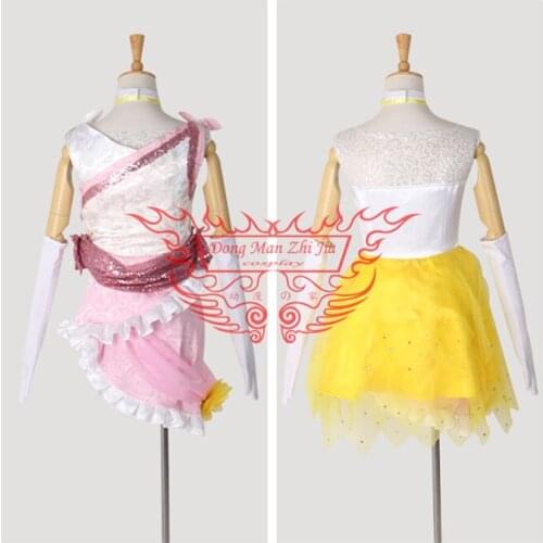 Love Live Cosplay Costume Rin Hoshizora Transform Outfit Maid Dress Halloween Carnival Cos 2 Pieces/Set Dress*2