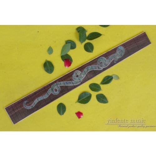 1pcs electric Guitar Fretboard 22 fret 24.75inch Snake Inlay rosewood