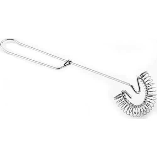1PC Whisk Hand Egg Beater Stainless Steel Miracle Cream Mixing Tool Kitchen Tools Stainless Steel Spring Hand Egg Beater OK 1174