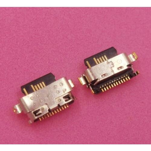 10Pcs Usb Charger Charging Dock Port Connector For Alcatel 3X 2019 5048 5048A 5048U 5048Y IDOL 5 6060C 1S A5 Jack Type C Plug