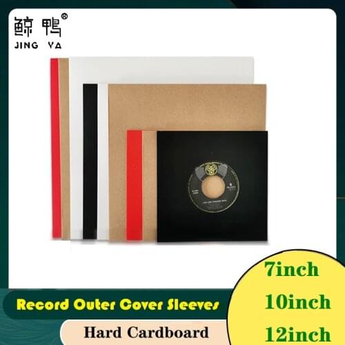 10PCS Hard Cardboard Outer Cover Sleeves Jackets for 12 inch LP 10 inch 7 inch Record