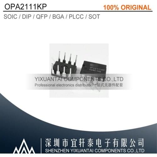 5pcs/lot 50pcs/lot 100pcs/lot Free shipping 100% original OPA2111KP OPA2111 DIP8