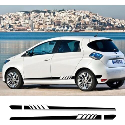 2Pcs For Renault Megane Scenic Dacia Duster Sandero Logan Clio Laguna Captur Fluence Koleos Zoe Car Side Sticker Car Accessories