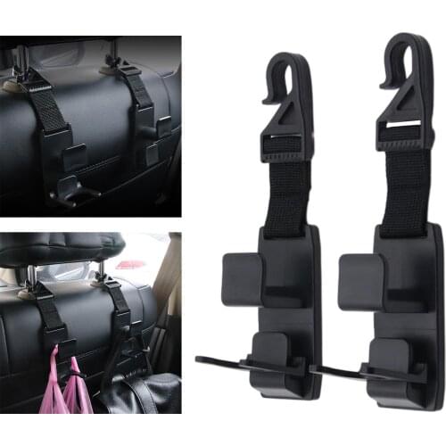 2pcs Black SUV Car Seat Hook Purse ing er Holder Clip Accessories