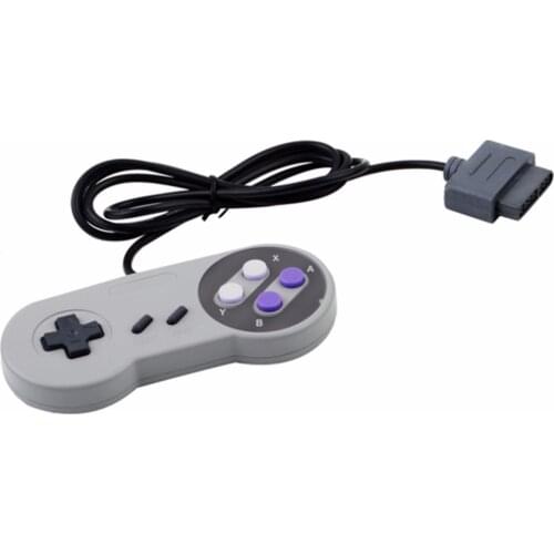 2 Pcs Wired game controller joystick for super SNES console Classic portable video gaming gamepad