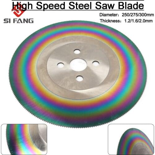 250/275/300MM HSS Circular Saw Blade Diamond Saw Blades For stainless steel pipe iron aluminum copper