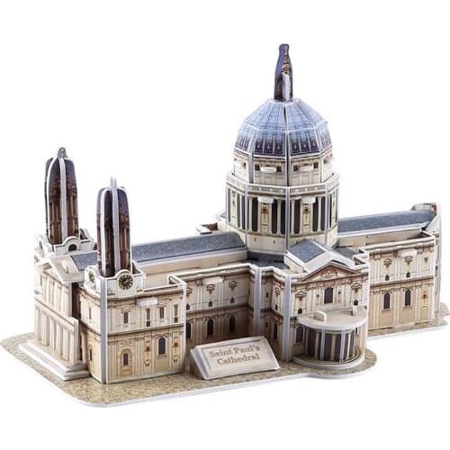 3D Word Famous Buildings Architecture Puzzle Jigsaw Model Educational DIY Toys 63HE