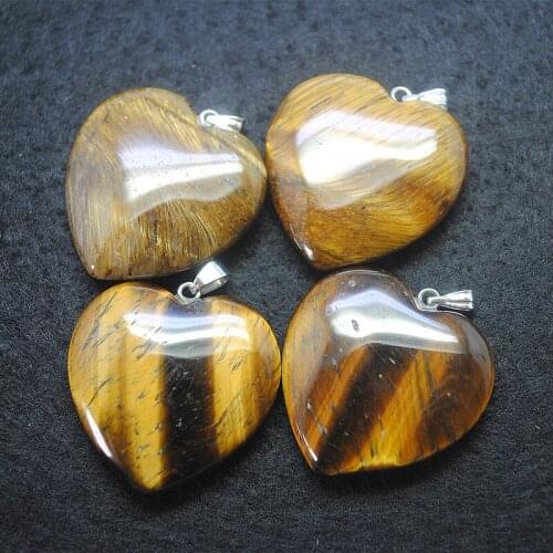 4pcs nature semi precious stone heart shape size 30mm unakite tiger eye china rhodonite good gem stone selling items