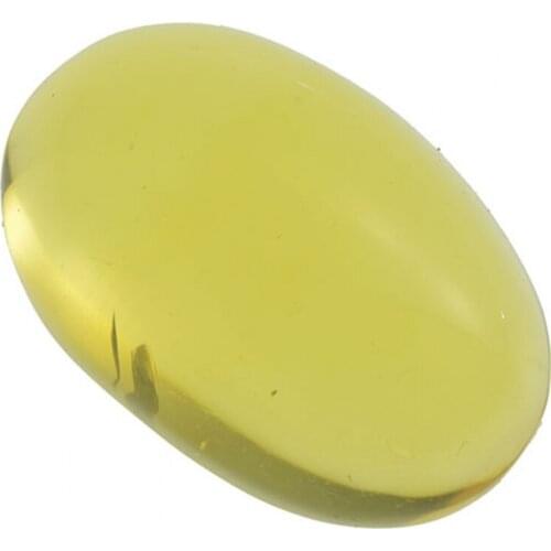 7.79ct Amber cabochon oval 20x14mm