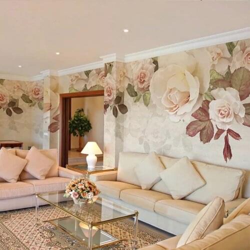 Bacaz 8D Custom Big Flower Wallpaper Mural for Living Room Bacground 3d Flower Mural 3d Wall Mural Wall paper