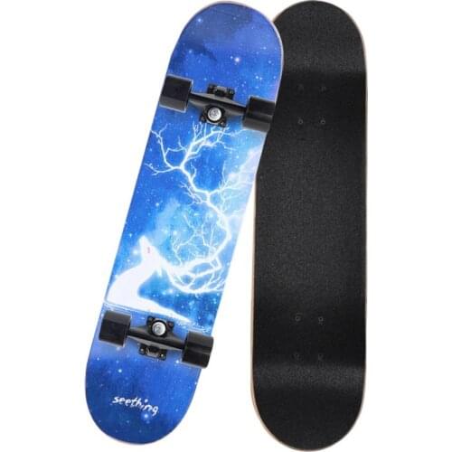 Four Wheel Kick Skateboard hoverboard Skate Scooter Adults Double Skateboard