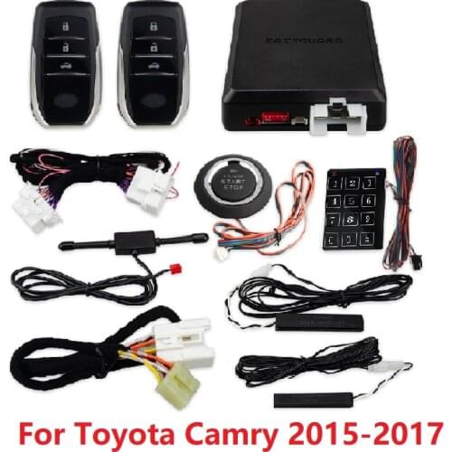 EASYGUARD CAN BUS plug and play PKE kit fit for toyota Camry 7th generation 2015 2016 2017 push button start remote engine start