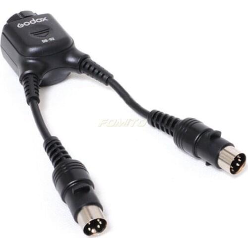 Godox DB-02 Battery Cable Y Adapter For PROPAC Power Pack PB960 PB820 PB820S AD360 AD180 camera accessories