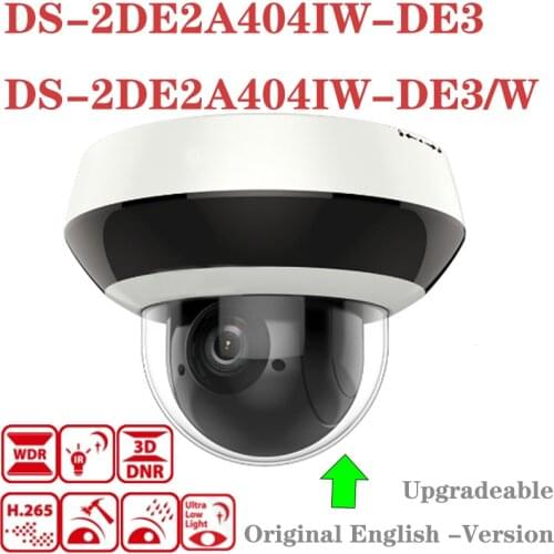 HIKVISION DS-2DE2A404IW-DE3/W DS-2DE2A404IW-DE3 wifi PTZ wireless 2-inch IR POE Speed Dome Security Camera 4MP 4X darkfighter