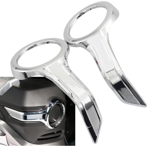 Fog Light Trim Rings Chrome Fit for Honda Gold Wing Goldwing GL1800BD GL1800B Tour GL1800 2018 2019 Motorcycle Accessories