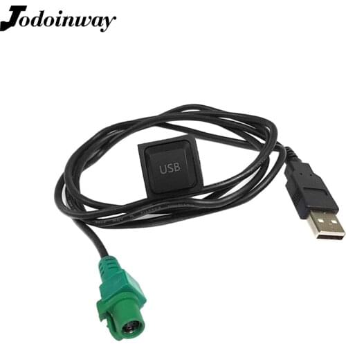 Car Cable Switch Button for VW Touran Bora Sagitar USB Adapter for Skoda Octavia Fabia for RCD510 RCD310 CD Player Radio