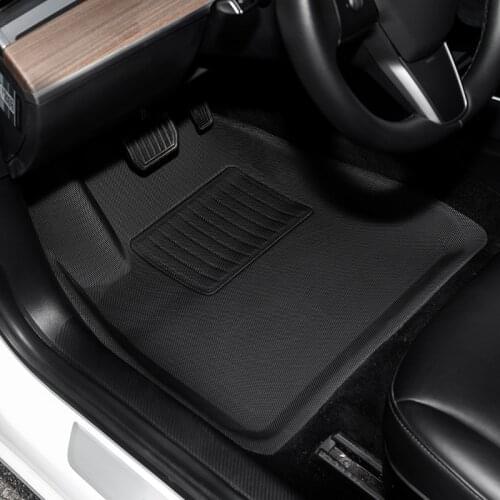 For Tesla Model 3 2021 Mat Accessories Car Floor Mats Model3 Mat TPE XPE Non-Slip All-Weather