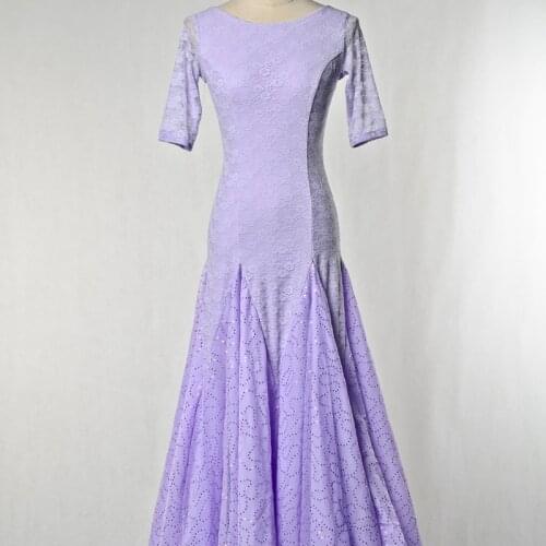 Newest !! Ballroom waltz modern dance dress dance competition standard ballroom dancing clothes W2010