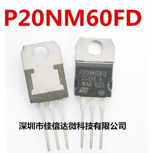 Original 5pcs/ STP20NM60FD 20NM60 IPP80N06S2-08 2N0608 P20NM60FD FCP380N60E TO220 TO-220