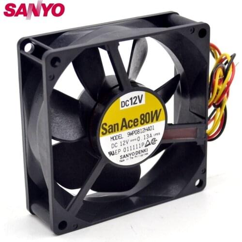 Sanyo orginal IIP68 waterproof cooling fan 8025 12V 9WP0812H401 10pcs /lot