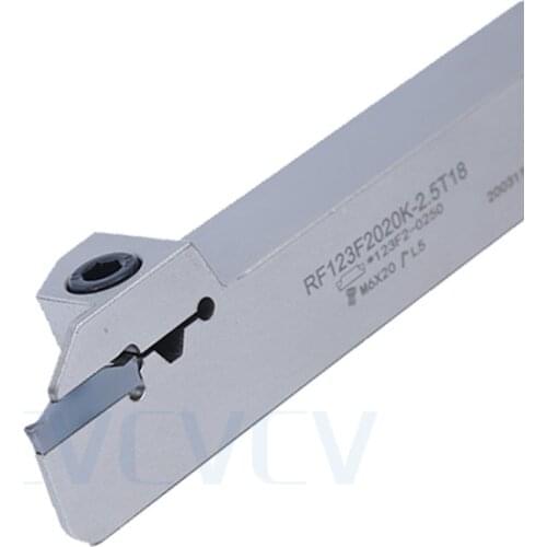 RF123T06-1212BM/2020 RF123 G2525/E1616-2T17/2020-4T25/2020K-2.5T18 Lathe External Cutting Groove CNC Tool Holder Use N123 insert